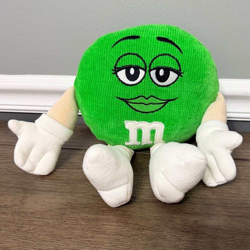 M&M's Ms. Green Character Candy‎ Mascot Plush